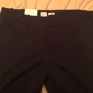 Black bootcut work pants